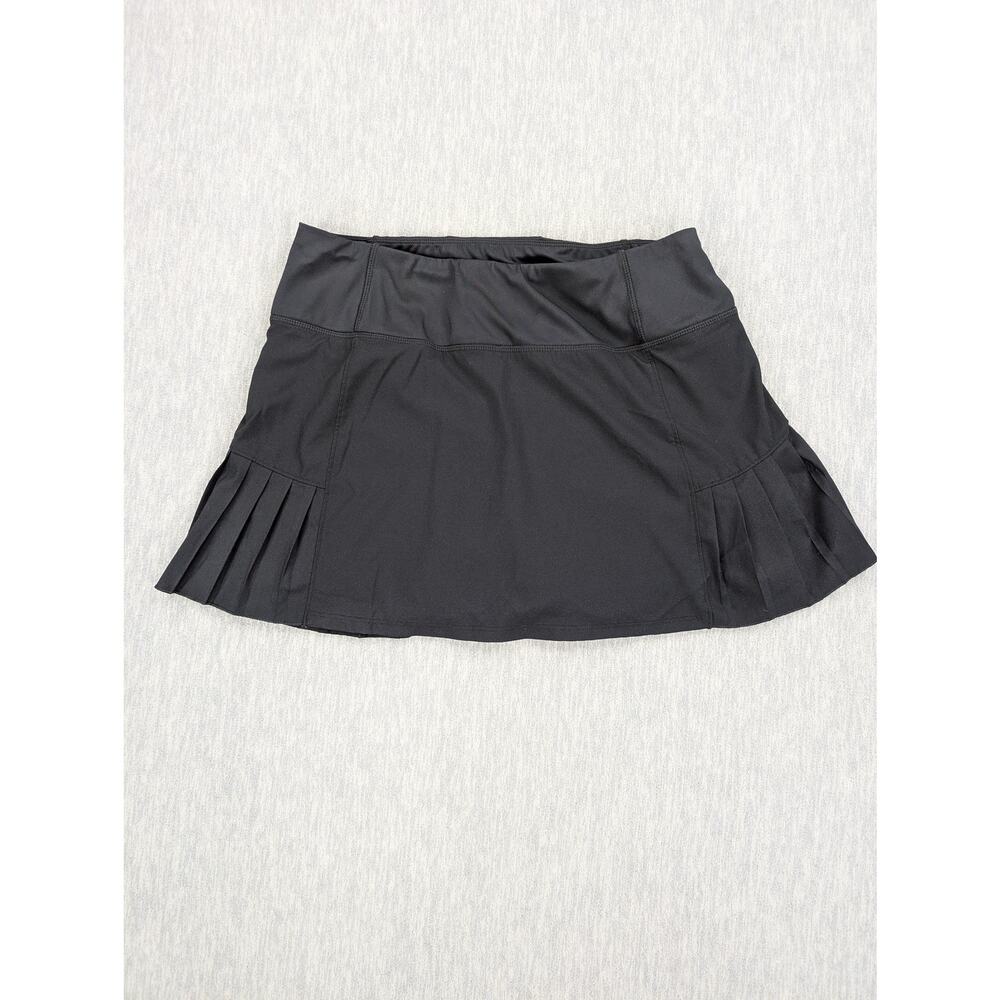 Mondetta Skort Womens Medium Black Pleated Athletic Tennis Golf Activewear